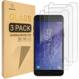 Mr.Shield [3-PACK] Designed For Samsung (Galaxy J3 Star) [Tempered Glass] Screen Protector [Japan Glass With 9H Hardness] with Lifetime Replacement