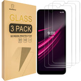 Mr.Shield [3-Pack] Designed For T-Mobile REVVL V Plus 5G / REVVL V+ 5G [Tempered Glass] [Japan Glass with 9H Hardness] Screen Protector with Lifetime Replacement