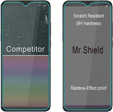 Mr.Shield [3er-Pack] Entwickelt für TCL 10 SE [Upgrade der Version mit maximaler Bildschirmabdeckung] [Gehärtetes Glas] [Japanisches Glas mit 9H-Härte] Displayschutzfolie mit lebenslangem Ersatz