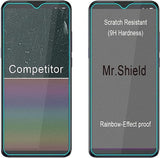 Mr.Shield [3-Pack] Designed For TCL 10 SE [Upgrade Maximum Cover Screen Version] [Tempered Glass] [Japan Glass with 9H Hardness] Screen Protector with Lifetime Replacement