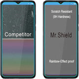 [3er-Pack] – Mr.Shield entwickelt für TCL 20Y [gehärtetes Glas] [japanisches Glas mit 9H-Härte] Displayschutzfolie mit lebenslangem Ersatz