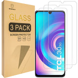 Mr.Shield [3er-Pack] Displayschutzfolie für TCL 30 5G / TCL 30 / TCL 30+ / TCL 30 PLUS [Gehärtetes Glas] [Japanisches Glas mit 9H-Härte] Displayschutzfolie mit lebenslangem Ersatz