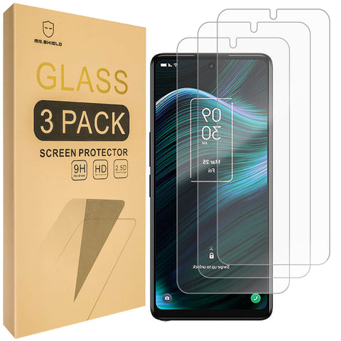 [3-Pack]-Mr.Shield Designed For TCL Stylus 5G [Tempered Glass] [Japan Glass with 9H Hardness] Screen Protector