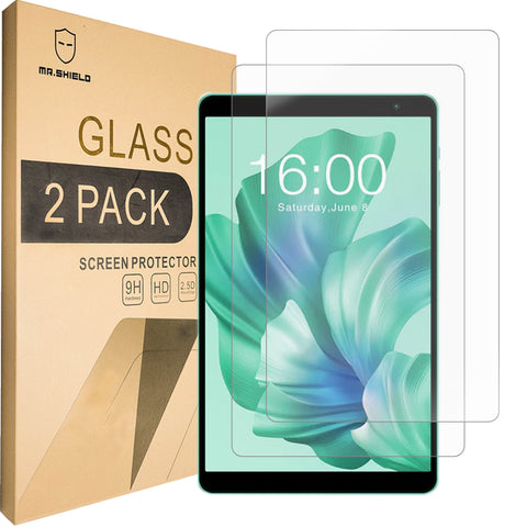 Mr.Shield [2-PACK] Screen Protector For TECLAST P85T Tablet 8 Inch [Tempered Glass] [Japan Glass with 9H Hardness] Screen Protector