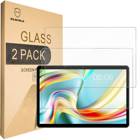 Mr.Shield [2-PACK] Screen Protector For Teclast P25 Tablet [Tempered Glass] [Japan Glass with 9H Hardness] Screen Protector with Lifetime Replacement