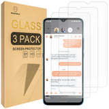 Mr.Shield [3-Pack] Screen Protector For UMIDIGI A9 [Tempered Glass] [Japan Glass with 9H Hardness] Screen Protector with Lifetime Replacement