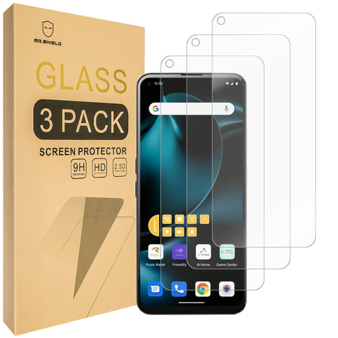 Mr.Shield [3-Pack] Screen Protecter For Unihertz Start24 / Unihertz Start 24 [Tempered Glass] [Japan Glass with 9H Hardness] Screen Protector