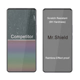 Mr.Shield [3er-Pack] Entwickelt für Vivo V27e / Vivo S16e [Gehärtetes Glas] [Japanisches Glas mit 9H-Härte] Displayschutzfolie mit lebenslangem Ersatz
