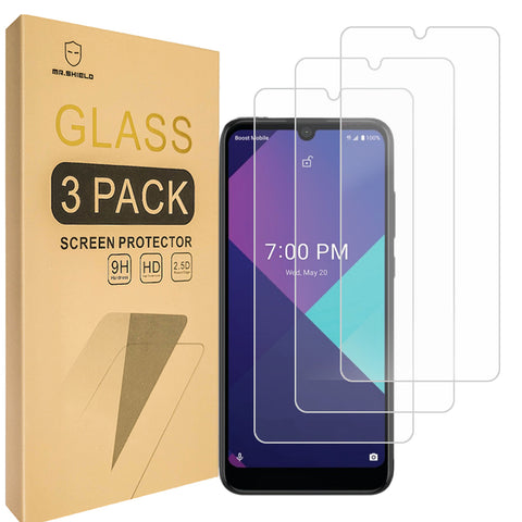 Mr.Shield [3-Pack] Designed For WIKO RIDE 3 [Tempered Glass] [Japan Glass with 9H Hardness] Screen Protector with Lifetime Replacement