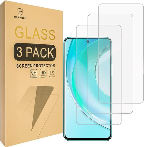 Mr.Shield [3-Pack] Designed For Wiko T50 [Tempered Glass] [Japan Glass with 9H Hardness] Screen Protector with Lifetime Replacement