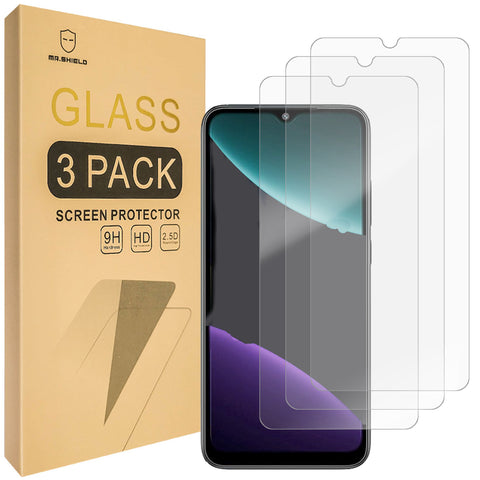 Mr.Shield [3-Pack] Screen Protector For Xiaomi Poco C51 [Tempered Glass] [Japan Glass with 9H Hardness] Screen Protector with Lifetime Replacement