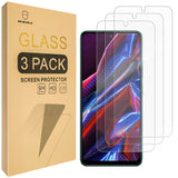 Mr.Shield [3-Pack] Screen Protector For Xiaomi Poco X5 [Tempered Glass] [Japan Glass with 9H Hardness] Screen Protector with Lifetime Replacement