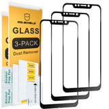 Mr.Shield [3-Pack] Designed For Xiaomi Pocophone F1 [Japan Tempered Glass] [9H Hardness] [Full Screen Glue Cover] Screen Protector with Lifetime Replacement
