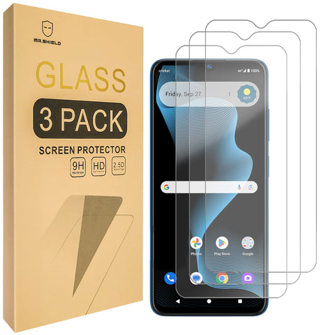 Lucyliy (3 Pack) Compatible For Cricket Magic 2 5G 2024 Screen Protector Tempered Glass,Case Friendly High Definition Anti Scratch 9H Hardness Compatible With AT&T Propel 2 5G Screen Protector