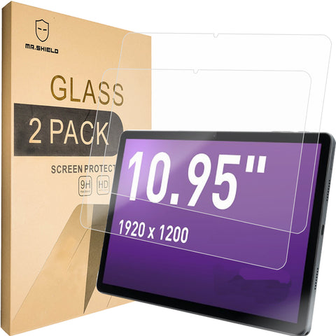 Mr.Shield Screen Protector compatible with TERRA PAD 1007, 10.95 inch [Tempered Glass] [2-PACK] [Japan Glass with 9H Hardness]