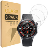Mr.Shield Screen Protector compatible with OnePlus Watch 3 [Tempered Glass] [3-PACK] [Japan Glass with 9H Hardness]
