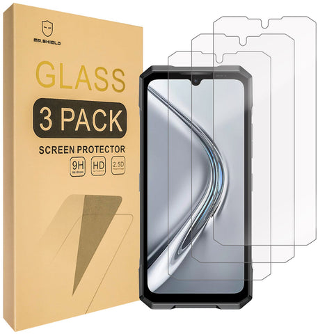 Mr.Shield Screen Protector compatible with Doogee Blade GT / Blade GT Ultra [Tempered Glass] [3-PACK] [Japan Glass with 9H Hardness]