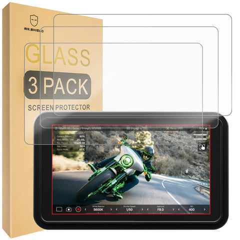 Mr.Shield Screen Protector compatible with Atomos Shinobi II [Tempered Glass] [3-PACK] [Japan Glass with 9H Hardness]