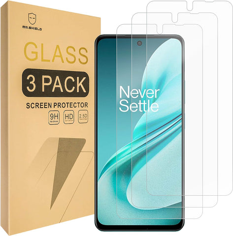 Mr.Shield Screen Protector compatible with OnePlus Nord N30 SE [Tempered Glass] [3-PACK] [Japan Glass with 9H Hardness]