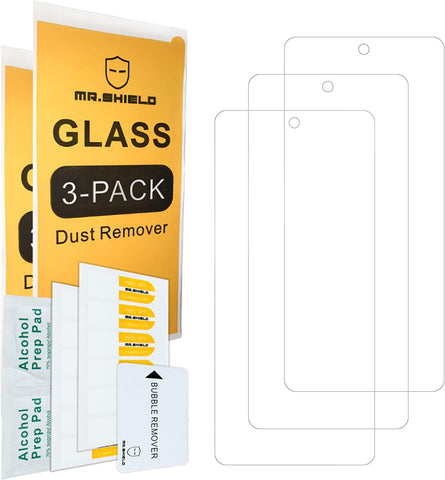 Mr.Shield Screen Protector compatible with Motorola Moto G Play 5G (2024) [Tempered Glass] [3-PACK] [Japan Glass with 9H Hardness]