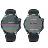 Mr.Shield Screen Protector compatible with OnePlus Watch 3 [Tempered Glass] [3-PACK] [Japan Glass with 9H Hardness]