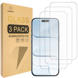Mr.Shield Screen Protector compatible with iPhone 17 Air [6.6 Inch] [Tempered Glass] [3-PACK] [Japan Glass with 9H Hardness]