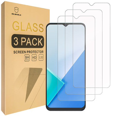 Mr.Shield Screen Protector compatible with Wiko T60 [Tempered Glass] [3-PACK] [Japan Glass with 9H Hardness]