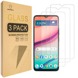 Mr.Shield Screen Protector compatible with TCL K24 [Tempered Glass] [3-PACK] [Japan Glass with 9H Hardness]