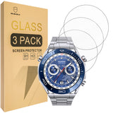 Mr.Shield Screen Protector compatible with Huawei Watch Ultimate [Tempered Glass] [3-PACK] [Japan Glass with 9H Hardness]
