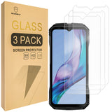 Mr.Shield [3-Pack] Screen Protector For DOOGEE V30 / DOOGEE V30 Pro / DOOGEE V30T [Tempered Glass] [Japan Glass with 9H Hardness] Screen Protector with Lifetime Replacement