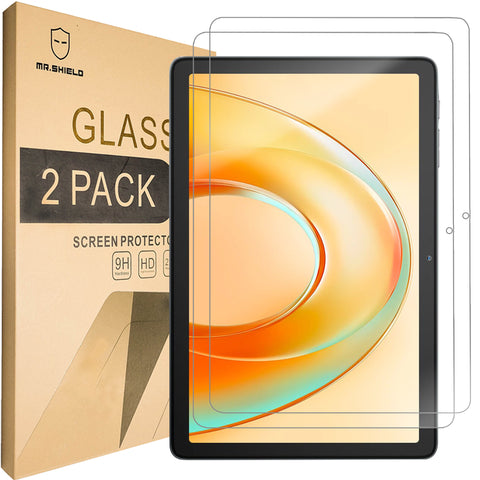 Mr.Shield Screen Protector compatible with Blackview Tab 60 Pro / Tab A6 Kids ,10.1 Inch [Tempered Glass] [2-PACK] [Japan Glass with 9H Hardness]