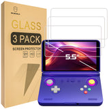Mr.Shield Screen Protector compatible with Retroid Pocket Flip 2 [Tempered Glass] [3-PACK] [Japan Glass with 9H Hardness]