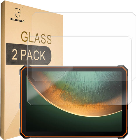 Mr.Shield Screen Protector compatible with Blackview Active 10 Pro/Active 12 Pro, 11 Inch [Tempered Glass] [2-