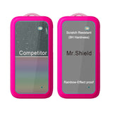 Mr.Shield Screen Protector compatible with HMD Barbie [Shorter Fit for Case Version] [Front Screen Only] [Tempered Glass] [3-Pack] [Japan Glass with 9H Hardness]