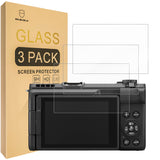 Mr.Shield Screen Protector compatible with Canon PowerShot V1 [Tempered Glass] [3-PACK] [Japan Glass with 9H Hardness]