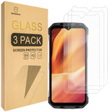 Mr.Shield [3-Pack] Screen Protector For Doogee V Max [Tempered Glass] [Japan Glass with 9H Hardness] Screen Protector with Lifetime Replacement