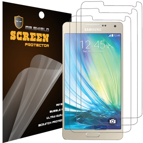 Mr.Shield Designed for Samsung Galaxy A5 Premium Clear [PET] Screen Protector [3 Pack] with Lifetime Replacement