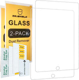 Mr.Shield [2er-Pack] entwickelt für Apple iPad 4, 3 und 2 Generation [gehärtetes Glas] Displayschutzfolie [0,3 mm ultradünn, 9H-Härte, 2,5D runde Kante] mit lebenslangem Ersatz