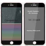 [2-PACK]-Mr.Shield Designed For iPhone 6 / iPhone 6S [Tempered Glass] [Full Cover] [Black] Screen Protector with Lifetime Replacement