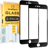 [2-PACK]-Mr.Shield Designed For iPhone 6 / iPhone 6S [Tempered Glass] [Full Cover] [Black] Screen Protector with Lifetime Replacement