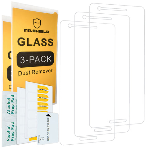 Mr.Shield [3-PACK] Designed For Nokia 2V / 2 V / 2.1 [Tempered Glass] Screen Protector with Lifetime Replacement
