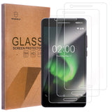 Mr.Shield [3er-Pack] entwickelt für Nokia 2V / 2 V / 2.1 [gehärtetes Glas] Displayschutzfolie mit lebenslangem Ersatz