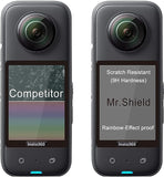 Mr.Shield [3er-Pack] Displayschutzfolie für Insta360 X3 (TPU gebogen) Displayschutzfolie mit lebenslangem Ersatz