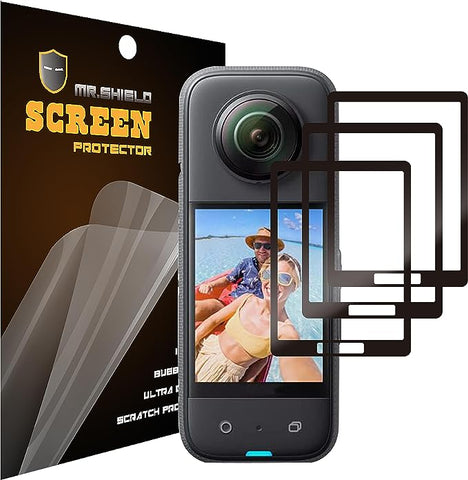 Mr.Shield [3-Pack] Screen Protector For Insta360 X3 (TPU Curved