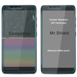 Mr.Shield [3-PACK] Designed For ZTE Max DUO LTE [Tempered Glass] Screen Protector [0.3mm Ultra Thin 9H Hardness 2.5D Round Edge] with Lifetime Replacement