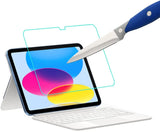 Mr.Shield Displayschutzfolie für iPad 10. Generation (iPad 10 2022 10,9 Zoll) [Passend für Hüllenversion] [Gehärtetes Glas] [2ER-PACK] Displayschutzfolie mit lebenslangem Ersatz