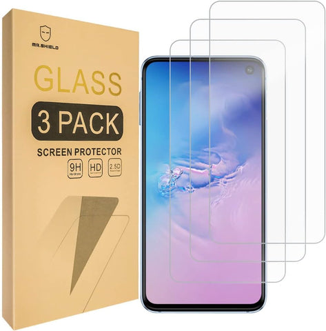 Mr.Shield [3-PACK] Designed For Samsung Galaxy S10e [Tempered Glass] Screen Protector with Lifetime Replacement