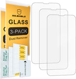 Mr.Shield Displayschutzfolie kompatibel für iPhone 14 Pro Max &amp; iPhone 14 Plus &amp; iPhone 13 Pro Max [Vollständige Abdeckung] Displayschutzfolie aus gehärtetem Glas [9H-Härte] [3er-Pack]