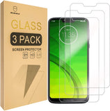 Mr.Shield [3-PACK] Designed For Motorola (Moto G7 Supra) [Tempered Glass] Screen Protector [Japan Glass With 9H Hardness] with Lifetime Replacement