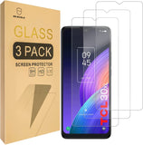 Mr.Shield [3er-Pack] Entwickelt für TCL 30 XL/TCL 30XL [Gehärtetes Glas] [Japanisches Glas mit 9H-Härte] Displayschutzfolie mit lebenslangem Ersatz